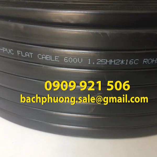 Dây cáp điện dẹt cầu trục