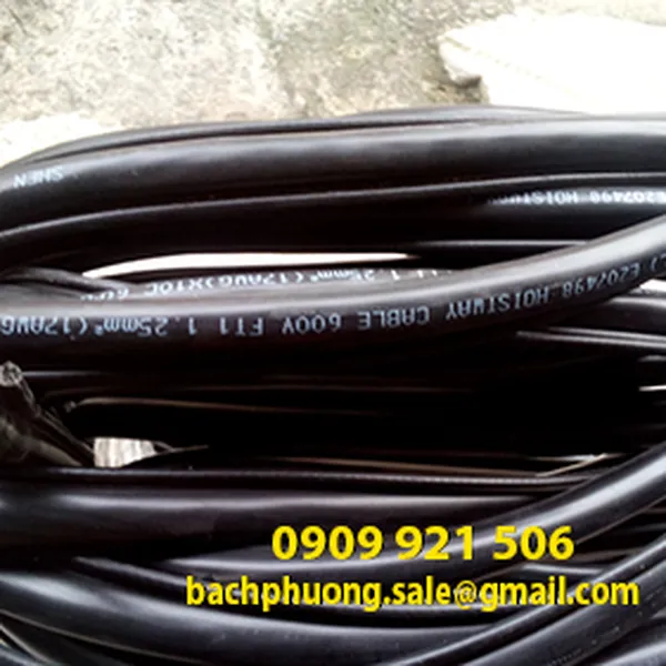 Dây cáp điều khiển cho cầu trục