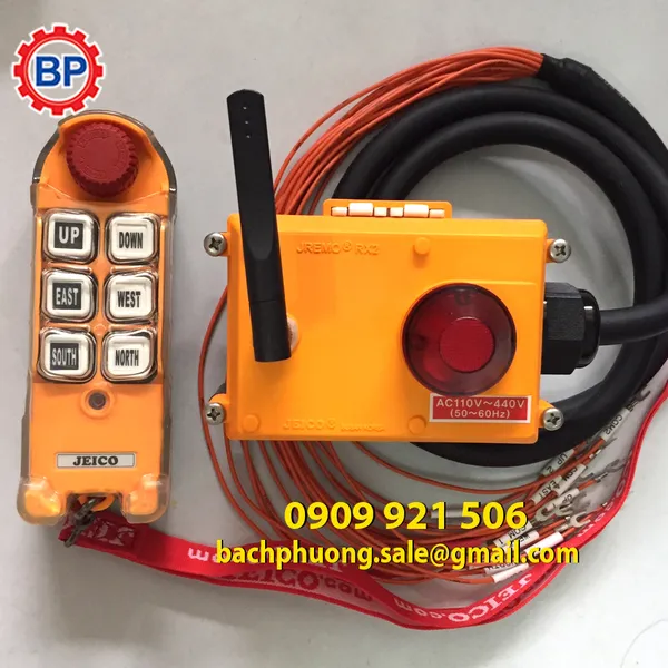 Điều khiển từ xa cầu trục hiệu JEICO Hàn Quốc