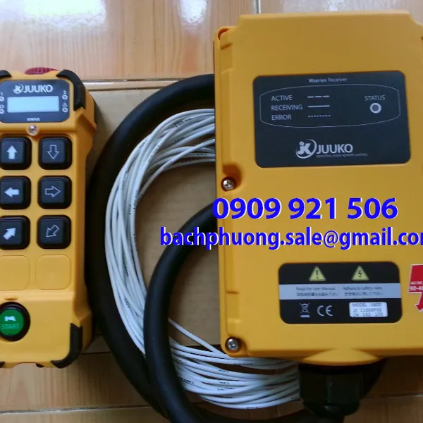 Điều khiển từ xa (remote) cho cầu trục