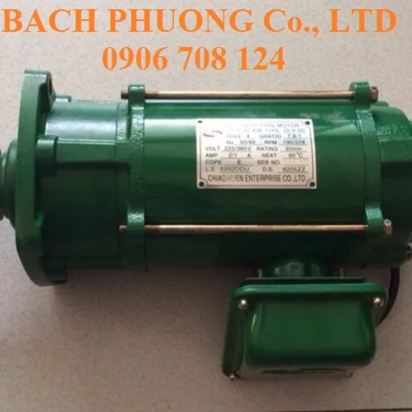 Motor di chuyển dầm biên cầu trục