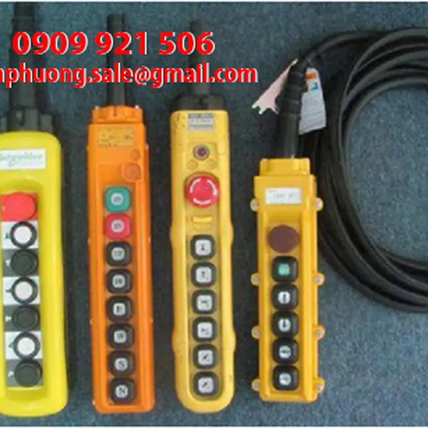 Nút bấm điều khiển cầu trục 10 nút