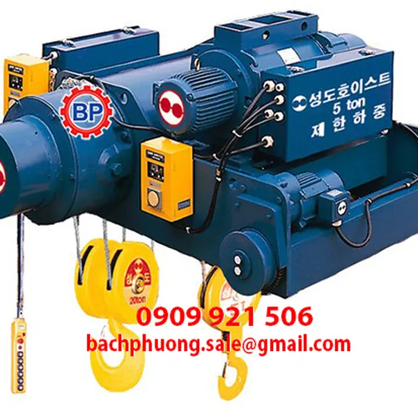 Palang cáp điện dầm đôi các loại