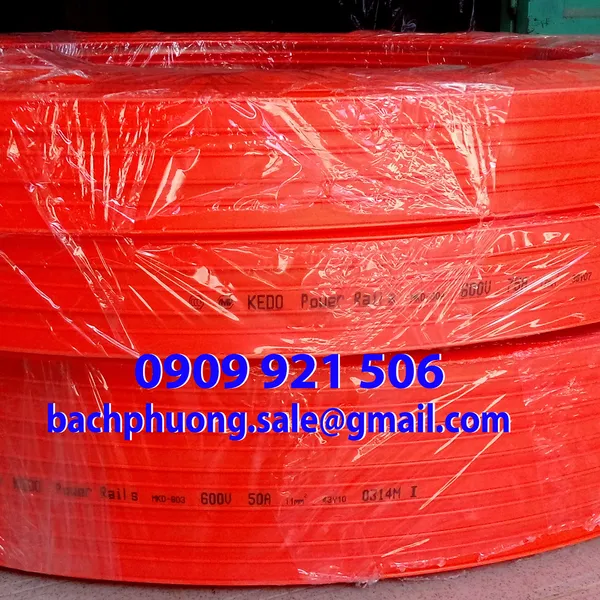 Ray điện chạy dọc cho cầu trục