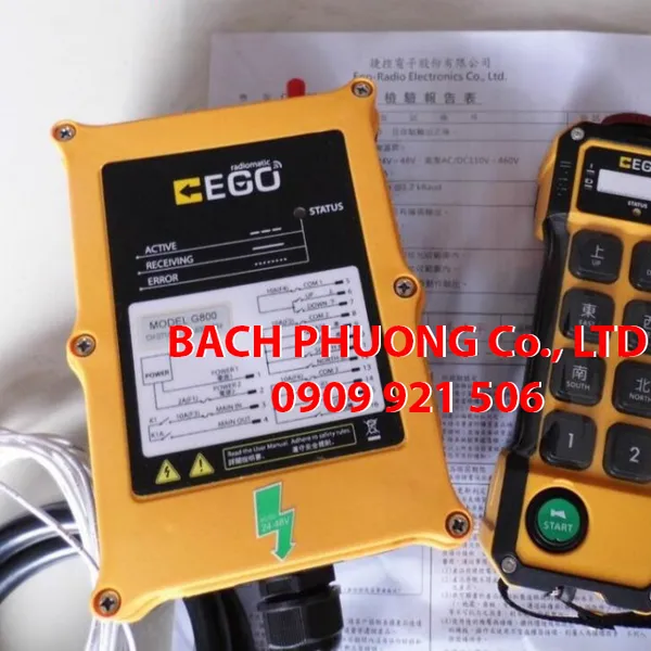Tay bấm điều khiển cầu trục từ xa