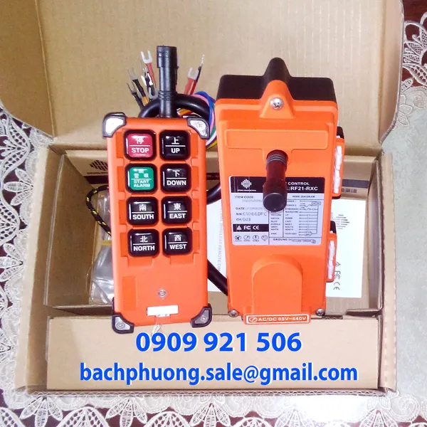 Tổng hợp bảng giá các loại điều khiển từ xa cầu trục