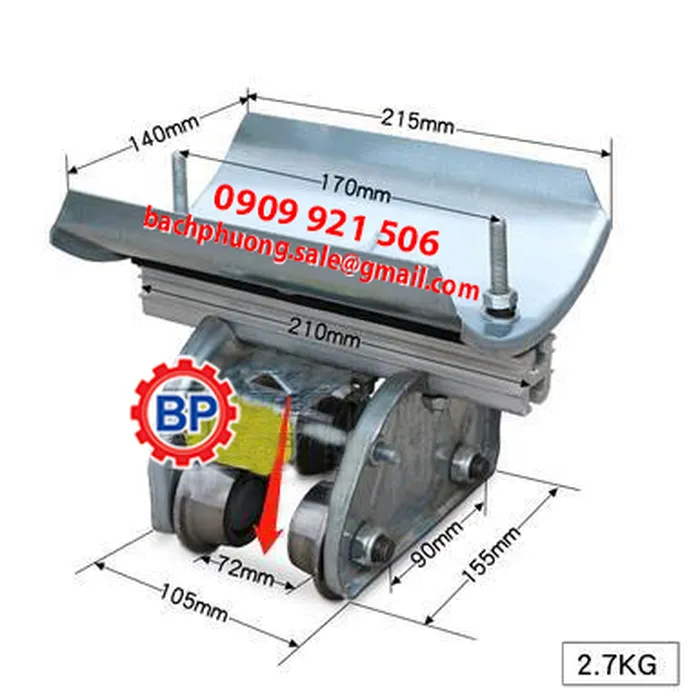 Con lăn dẫn cáp dầm I