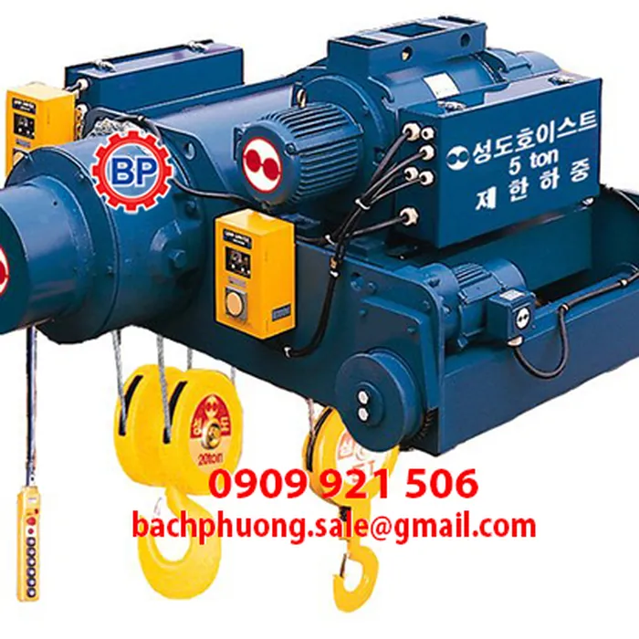 Palang cáp điện dầm đôi các loại