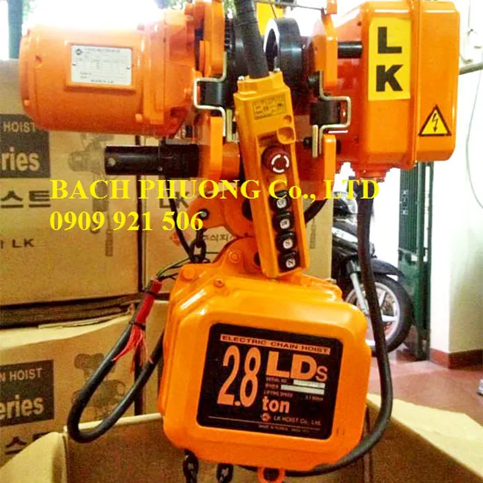 Palang xích điện cầu trục