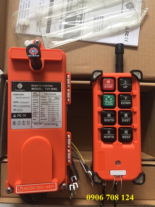 báo giá điều khiển từ xa cầu trục F21-RXC báo giá điều khiển từ xa cầu trục F21-RXC