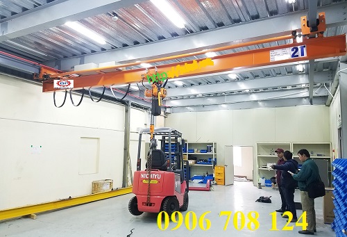 Bộ dầm biên cầu trục dạng treo I200 Bộ dầm biên cầu trục dạng treo I200