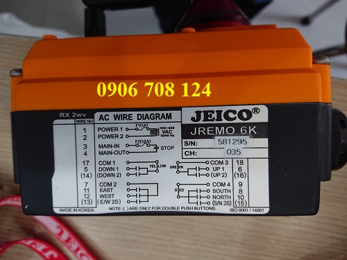bộ thu sóng điều khiển Jeico 6K bộ thu sóng điều khiển Jeico 6K