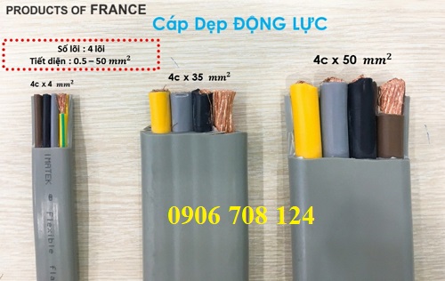 Cáp dẹt cầu trục Cáp dẹt cầu trục