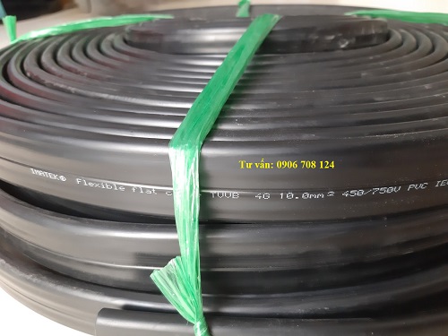 Cáp dẹp cầu trục 4C x 10 mm2 Cáp dẹp cầu trục 4C x 10 mm2