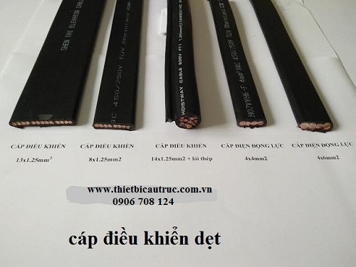Cáp dẹt cầu trục các loại Cáp dẹt cầu trục các loại