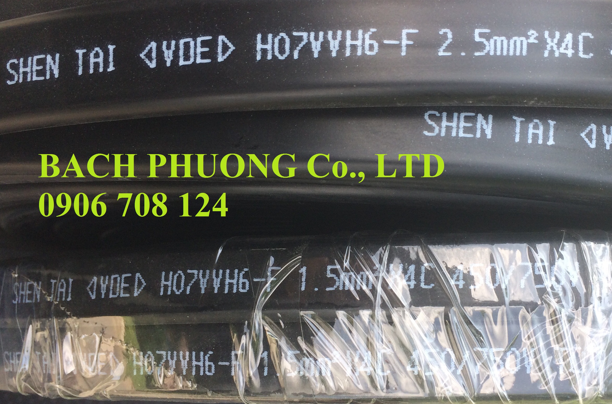 Cáp dẹt cầu trục 4C x 2.5 mm Cáp dẹt cầu trục 4C x 2.5 mm