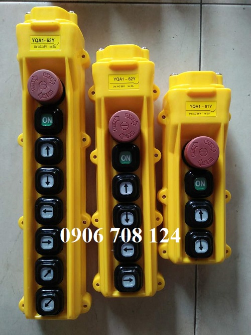 Tay bấm điều khiển cầu trục Tay bấm điều khiển cầu trục