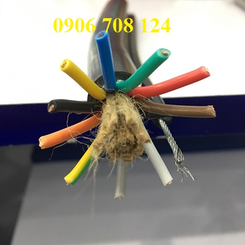 Cáp điều khiển cho tay bấm cầu trục Cáp điều khiển cho tay bấm cầu trục