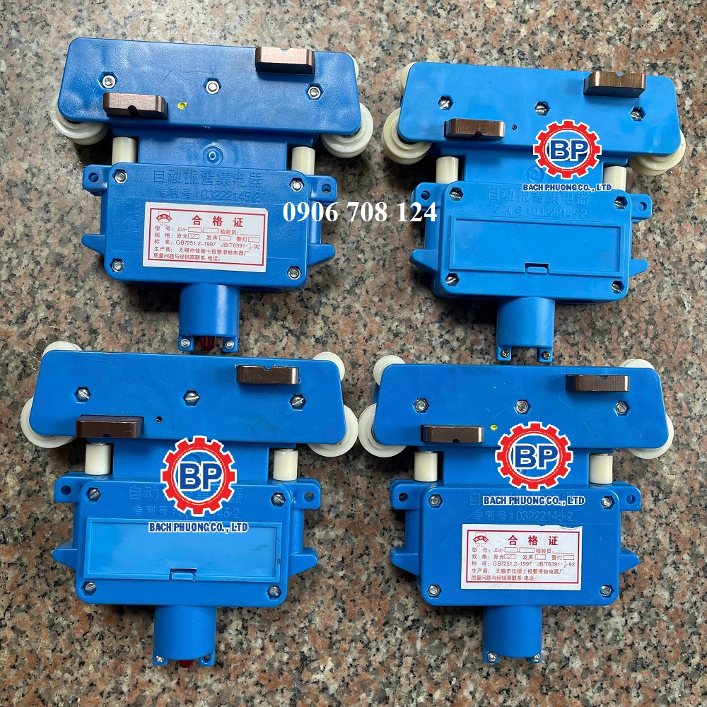 Chổi điện ray hộp kín JD-4-100A  Chổi điện ray hộp kín JD-4-100A