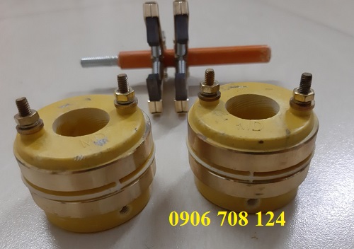 Cổ góp điện 2 pha kính thước nhỏ Cổ góp điện 2 pha kính thước nhỏ