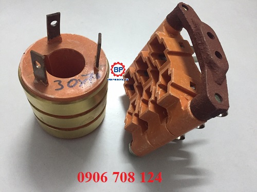 Cổ góp điện 3 pha đường kính 30x70x75 Cổ góp điện 3 pha đường kính 30x70x75