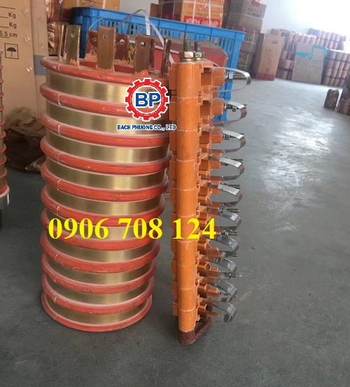 Cổ góp điện 10 pha trục 50 mm Cổ góp điện 10 pha trục 50 mm