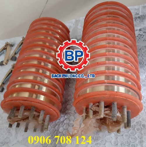 Cổ góp điện 10 pha trục 50 mm Cổ góp điện 10 pha trục 50 mm