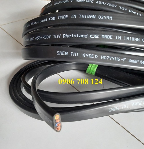 dây điện dẹp cầu trục dây điện dẹp cầu trục