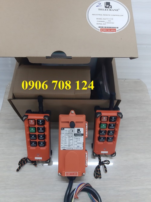 Điều khiển từ xa cầu trục 2 tay bấm Điều khiển từ xa cầu trục 2 tay bấm