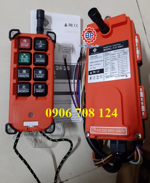 Bộ điều khiển từ xa cầu trục nguồn 220VAC Bộ điều khiển từ xa cầu trục nguồn 220VAC