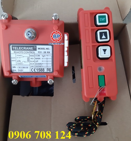 Điều khiển từ xa cầu trục 2 nút F21-2S Điều khiển từ xa cầu trục 2 nút F21-2S