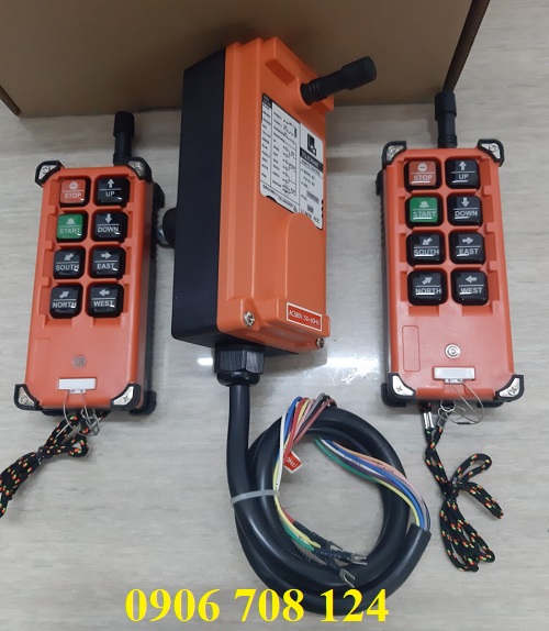 Điều khiển từ xa cầu trục 2 tay bấm Điều khiển từ xa cầu trục 2 tay bấm