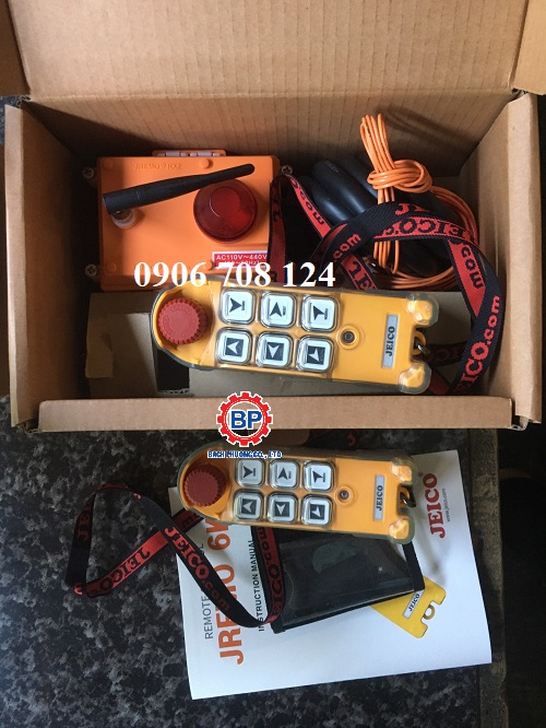 Điều khiển từ xa cầu trục JEICO 6KA Điều khiển từ xa cầu trục JEICO 6KA