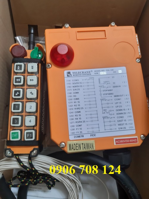 Điều khiển từ xa cầu trục F24-12D Điều khiển từ xa cầu trục F24-12D
