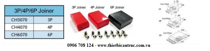 Hộp nối ray điện cầu trục 3P CH3070 Hộp nối ray điện cầu trục 3P CH3070