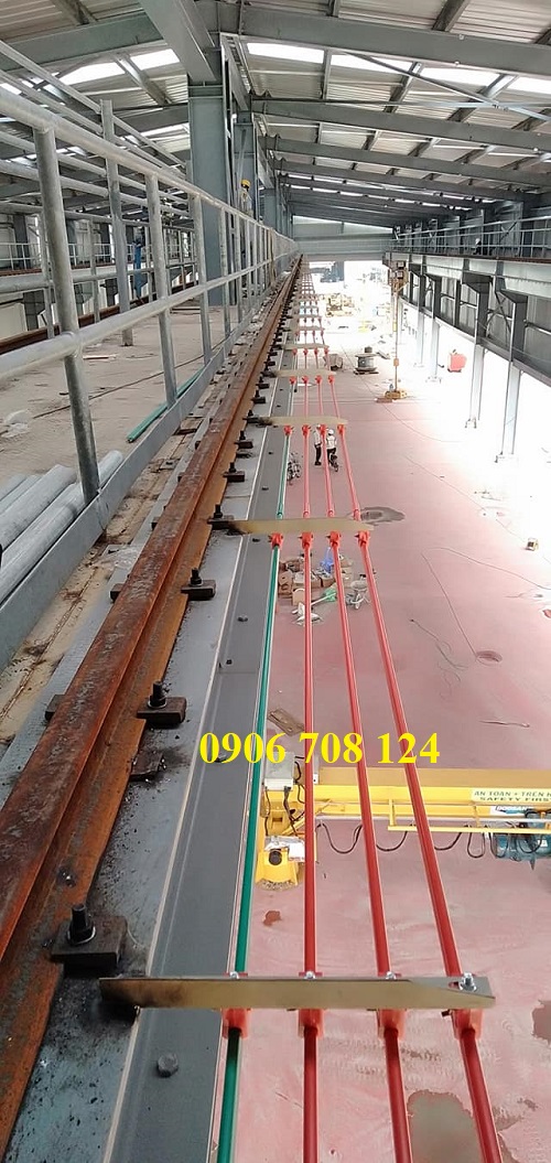 Ray điện cầu trục 1P 200A Hàn Quốc Ray điện cầu trục 1P 200A Hàn Quốc