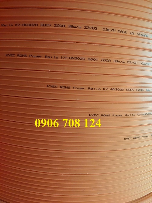 Ray điện cầu trục 3P-200A siêu bền Ray điện cầu trục 3P-200A siêu bền