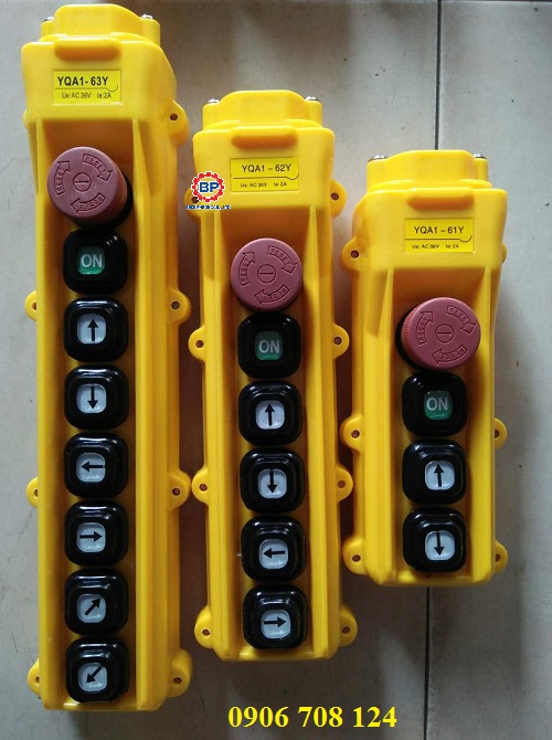 tay bấm điều khiển cầu trục tay bấm điều khiển cầu trục