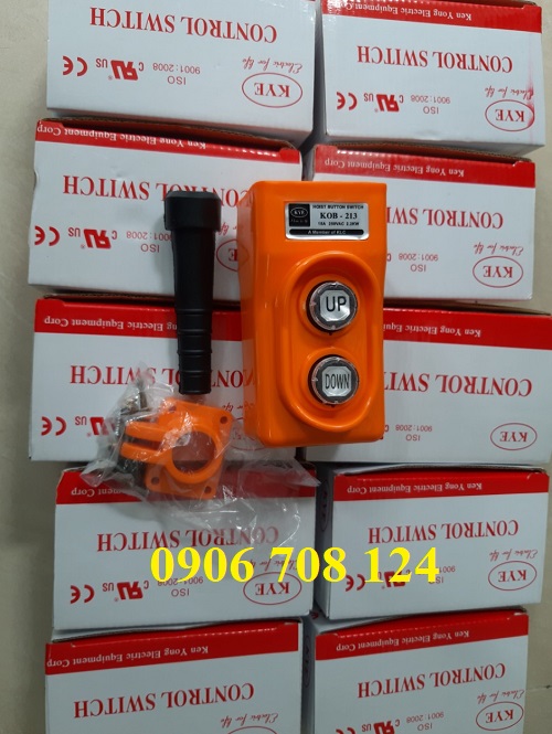 Tay bấm điều khiển 2 nút trực tiếp KOB - 213 Tay bấm điều khiển 2 nút trực tiếp KOB - 213