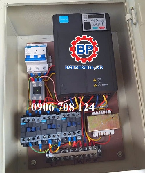 Lắp đặt tủ biến tần chạy biên cầu trục Lắp đặt tủ biến tần chạy biên cầu trục