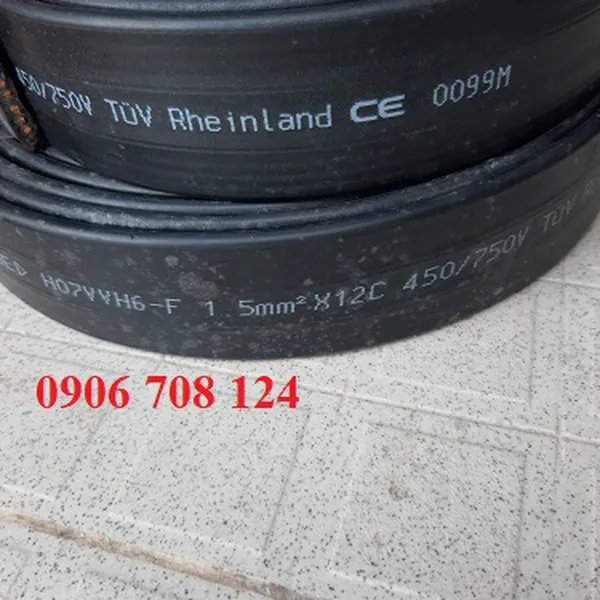 Cáp điều khiển dẹp 12C x 1.5 mm