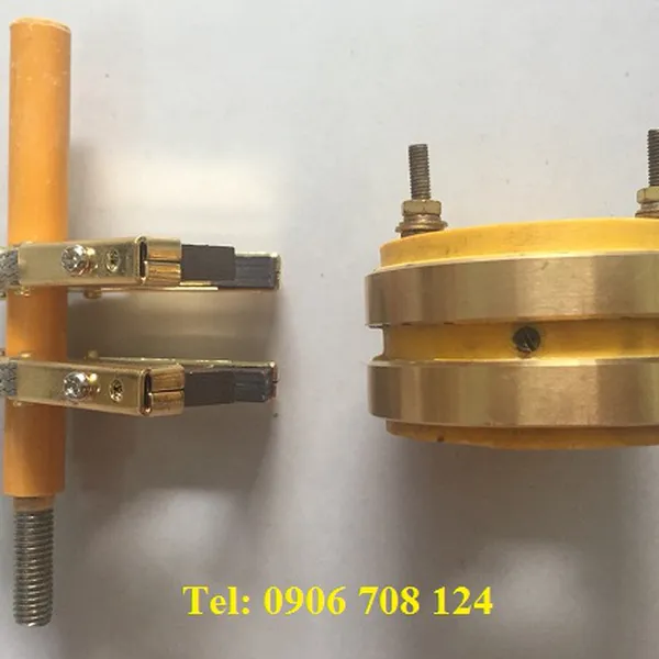 Cổ góp điện chổi than 2 pha