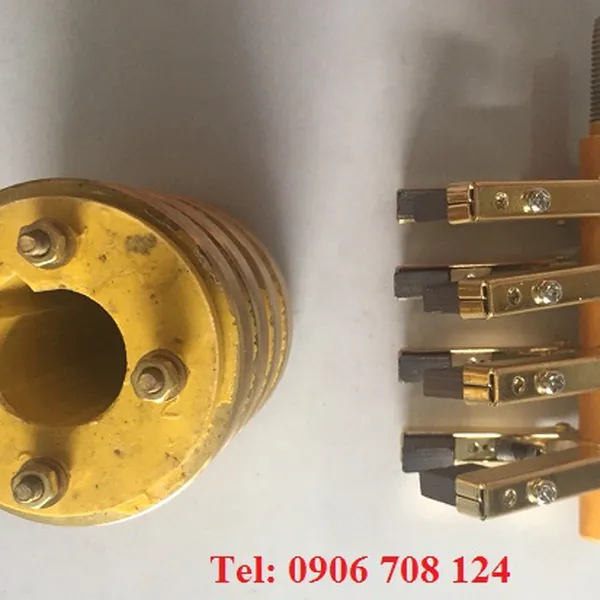 Cổ góp điện chổi than 4 pha