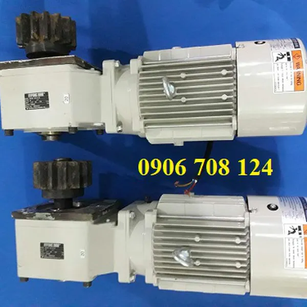 Mô tơ giảm tốc cốt ngang (cốt âm) cổng trục