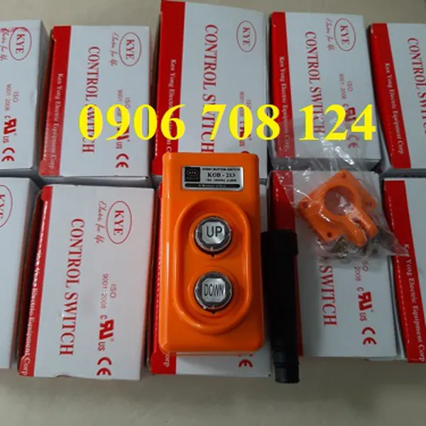 Tay bấm điều khiển 2 nút trực tiếp KOB - 213