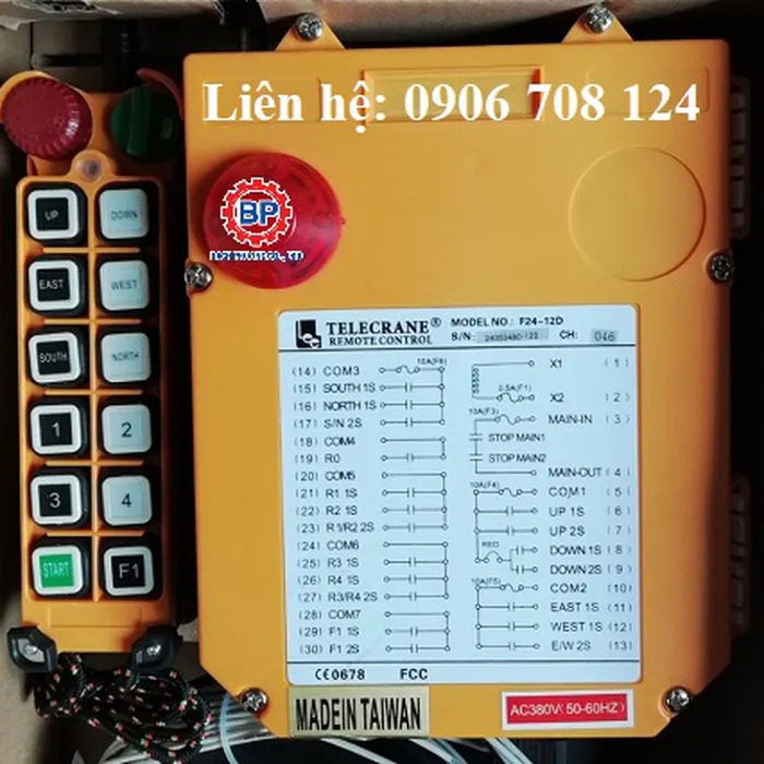 Bộ điều khiển từ xa Telecrane F24-12S