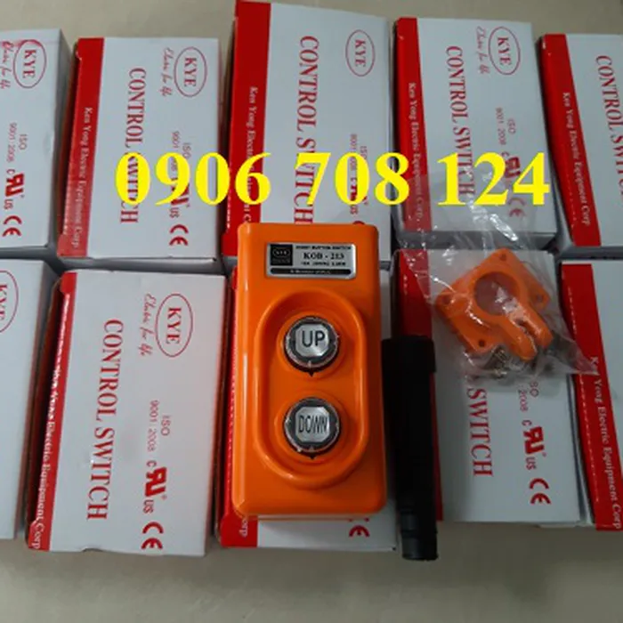 Tay bấm điều khiển 2 nút trực tiếp KOB - 213