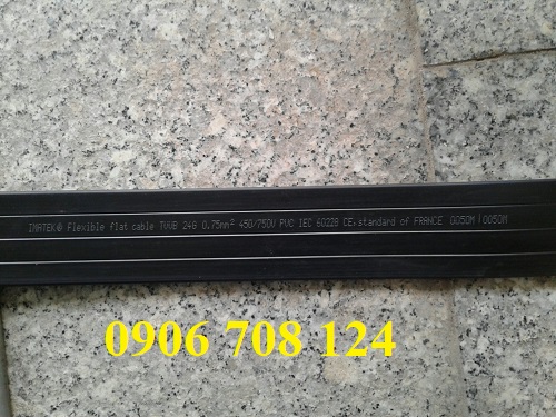 Cáp dẹt cầu trục 24C x 0.75 mm Cáp dẹt cầu trục 24C x 0.75 mm