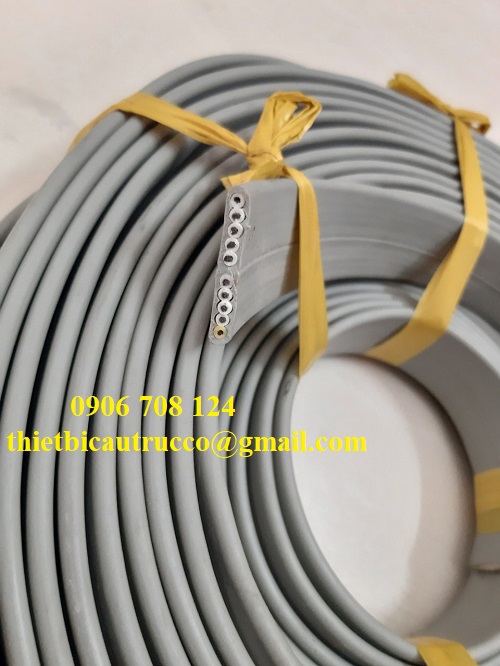 Cáp dẹp điều khiển cầu trục Cáp dẹp điều khiển cầu trục