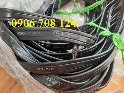 Cáp điện dẹt 8C x 1.5 mm Cáp điện dẹt 8C x 1.5 mm
